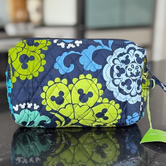 Vera Bradley Handbags - Vera Bradley “Where’s Mickey” Quilted Cosmetic Case Bag Pouch NWT